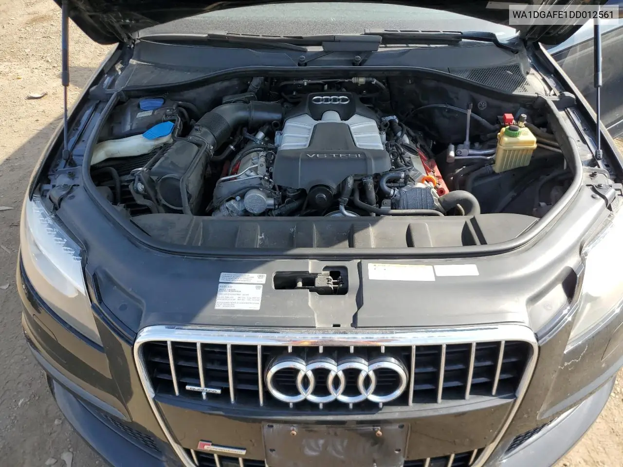 2013 Audi Q7 Prestige VIN: WA1DGAFE1DD012561 Lot: 57043265