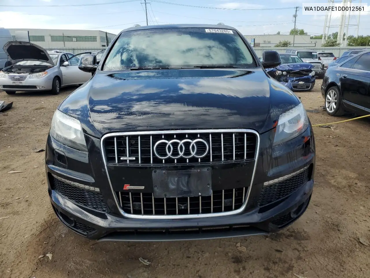 2013 Audi Q7 Prestige VIN: WA1DGAFE1DD012561 Lot: 57043265
