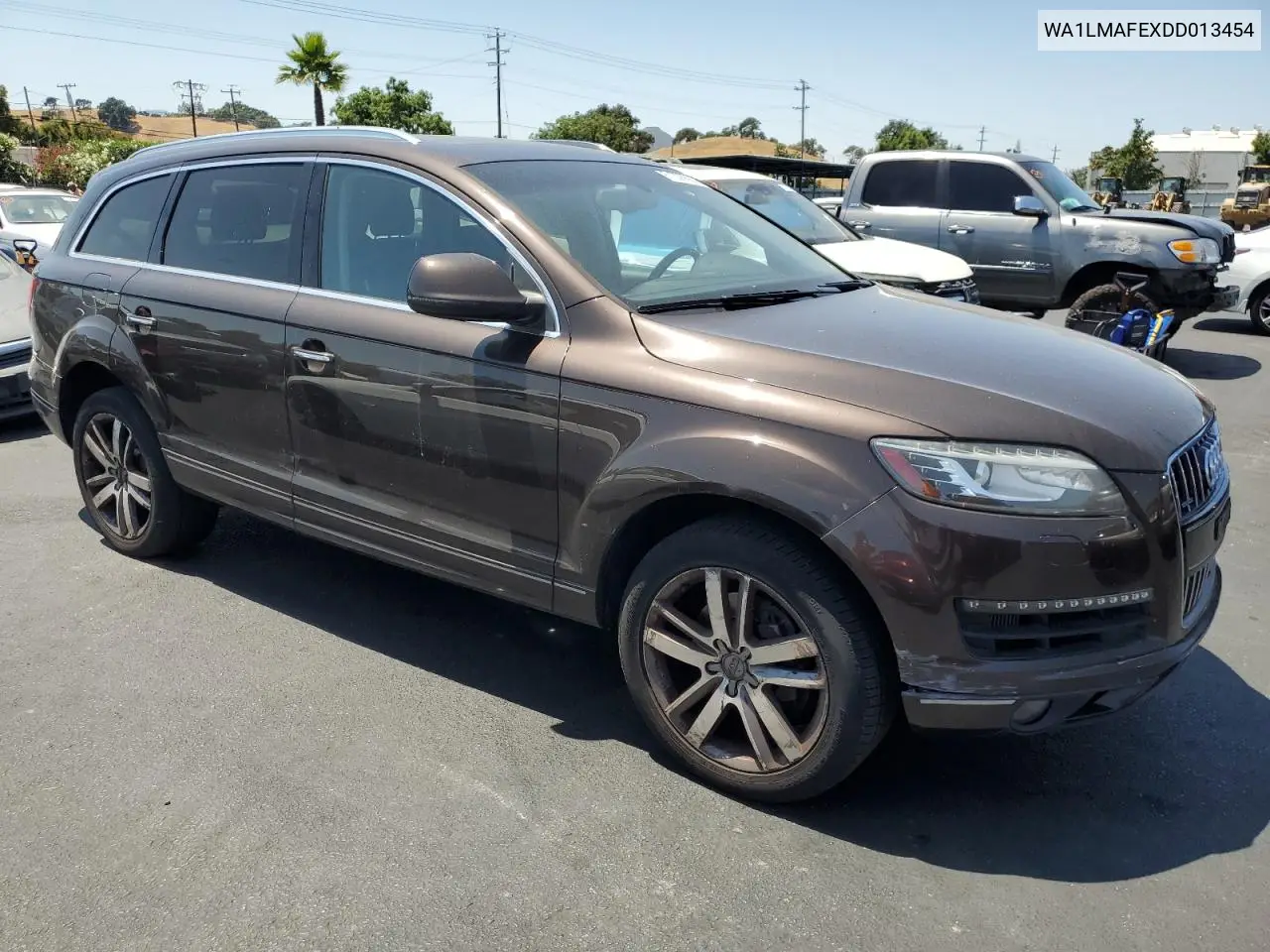 2013 Audi Q7 Premium Plus VIN: WA1LMAFEXDD013454 Lot: 61306685