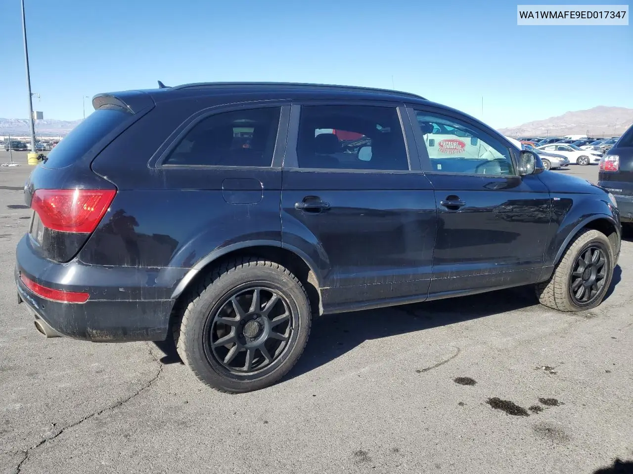 2014 Audi Q7 Prestige VIN: WA1WMAFE9ED017347 Lot: 45030475