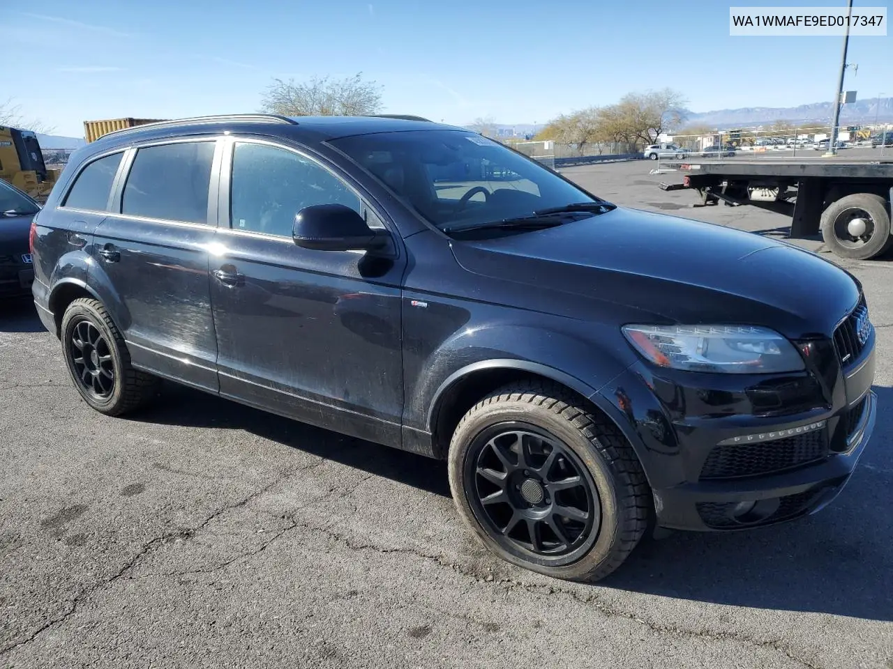 2014 Audi Q7 Prestige VIN: WA1WMAFE9ED017347 Lot: 45030475
