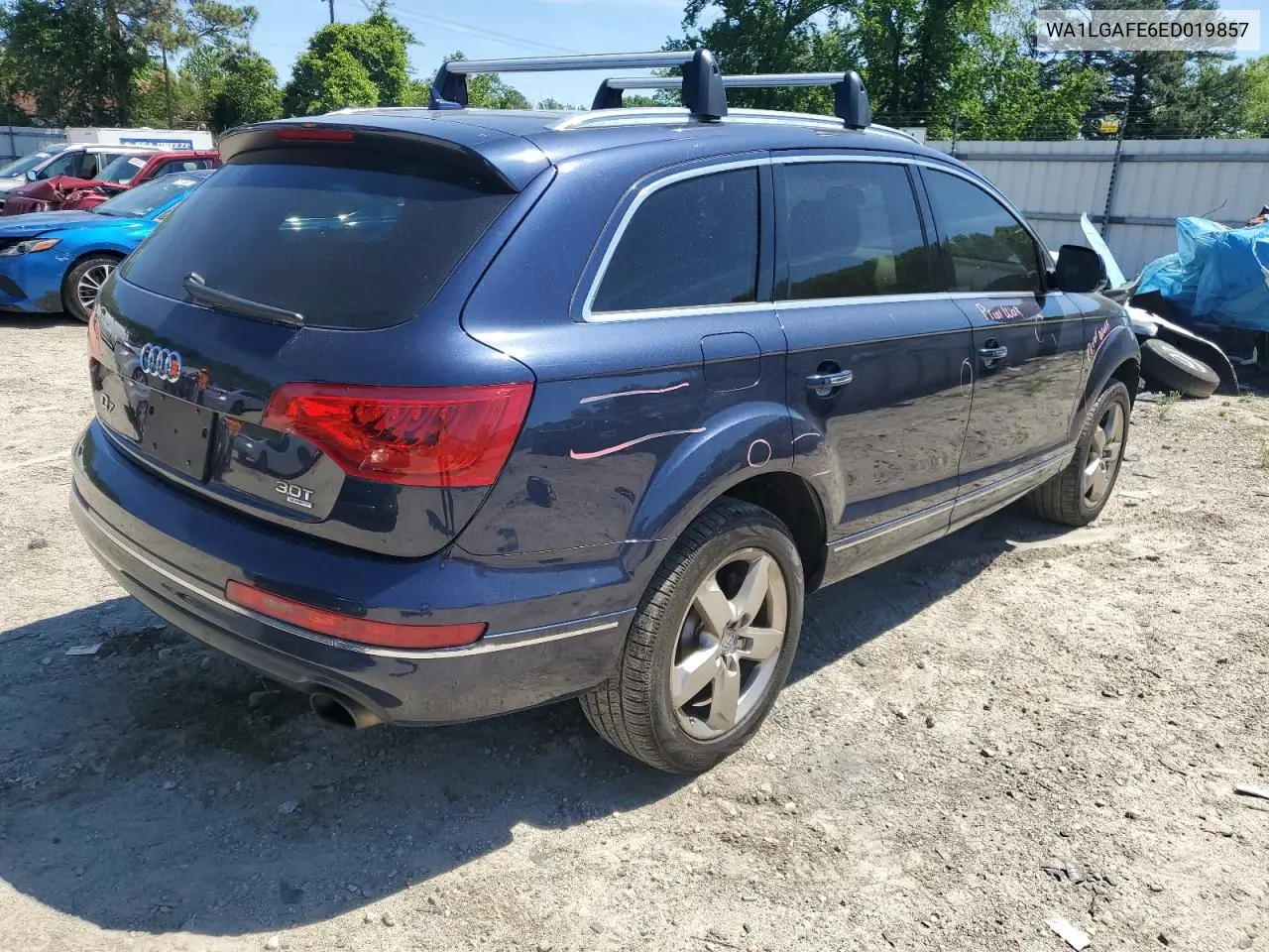 2014 Audi Q7 Premium Plus VIN: WA1LGAFE6ED019857 Lot: 55865245