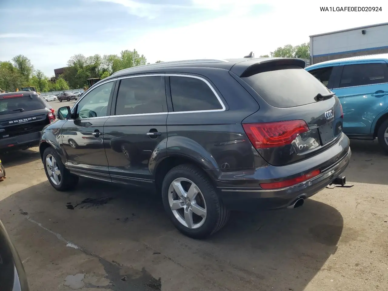 2014 Audi Q7 Premium Plus VIN: WA1LGAFE0ED020924 Lot: 56326485