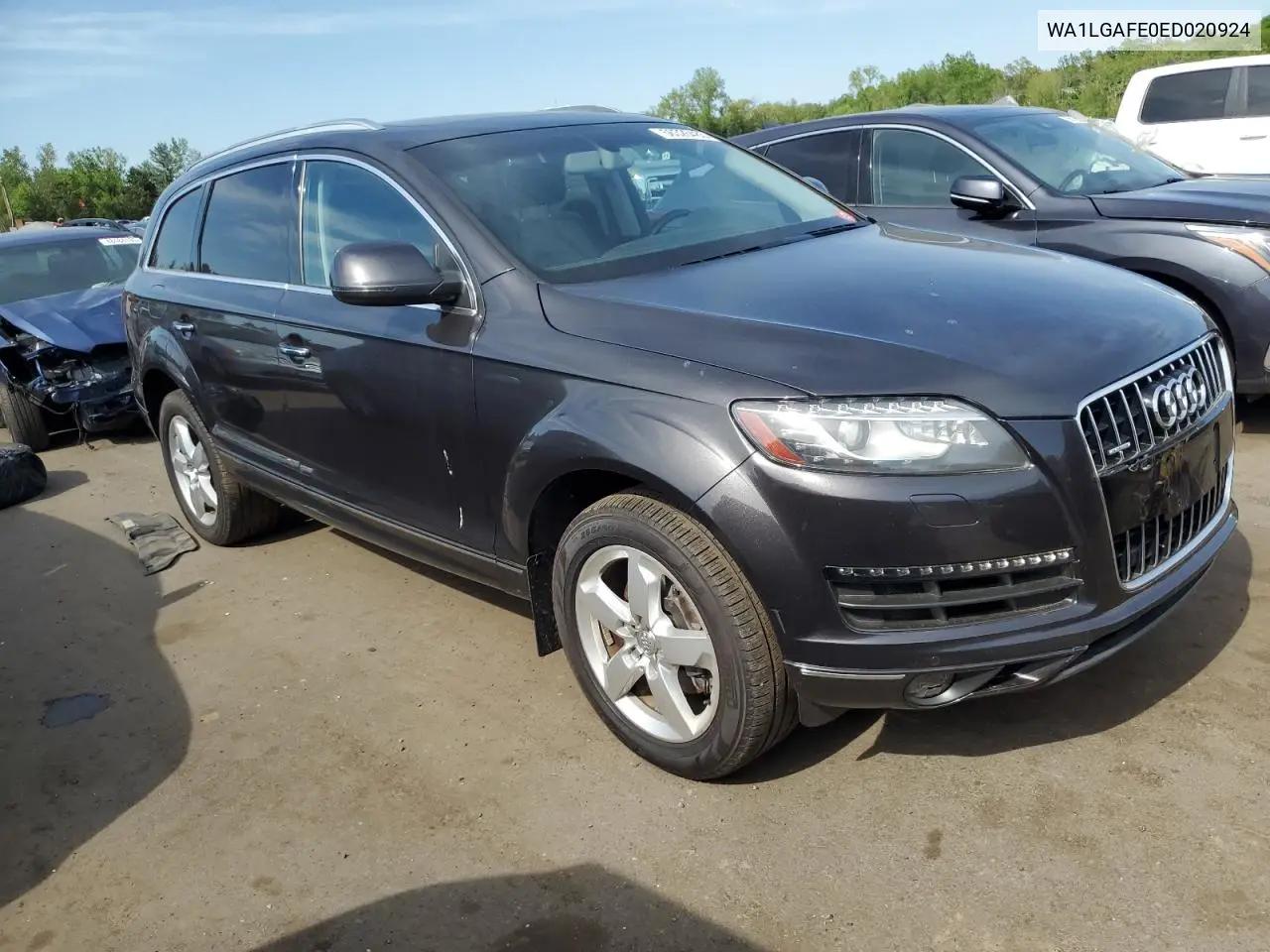 2014 Audi Q7 Premium Plus VIN: WA1LGAFE0ED020924 Lot: 56326485