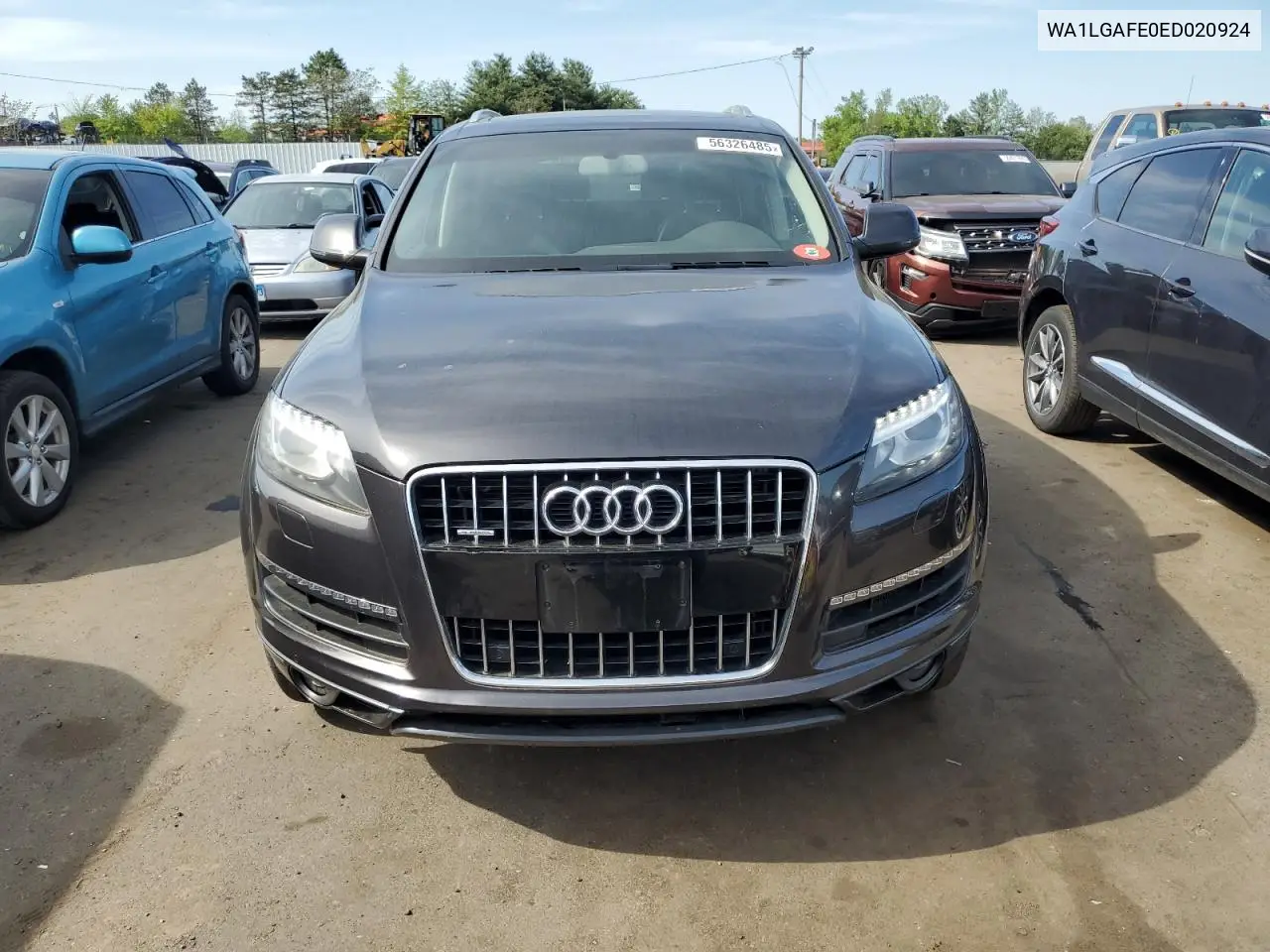 2014 Audi Q7 Premium Plus VIN: WA1LGAFE0ED020924 Lot: 56326485