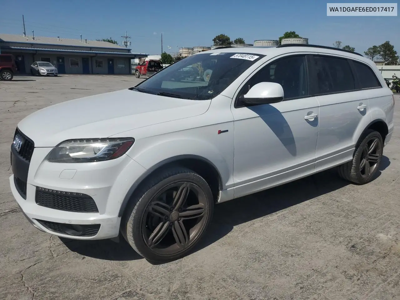 2014 Audi Q7 Prestige VIN: WA1DGAFE6ED017417 Lot: 57048115