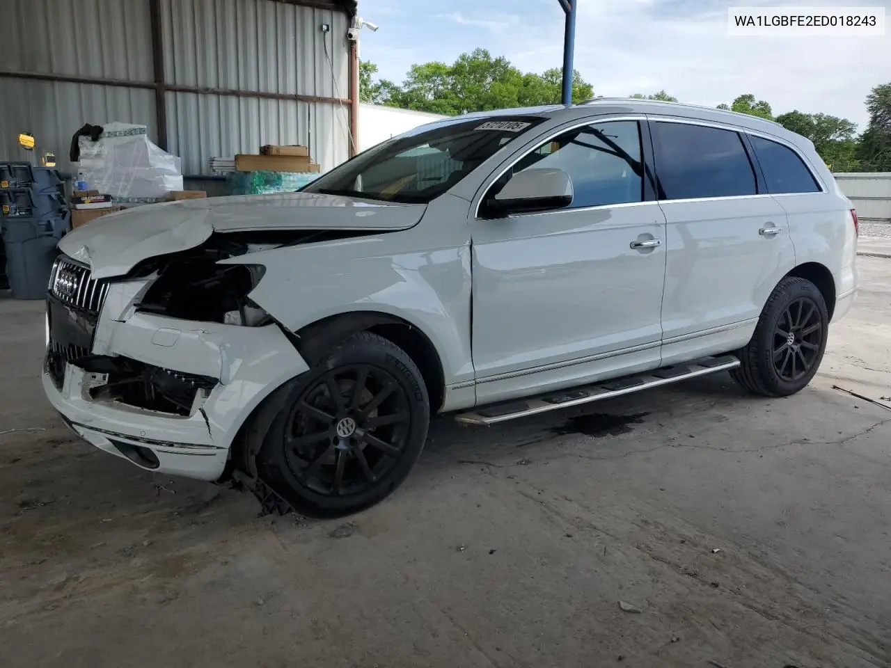 2014 Audi Q7 Premium Plus VIN: WA1LGBFE2ED018243 Lot: 57210105