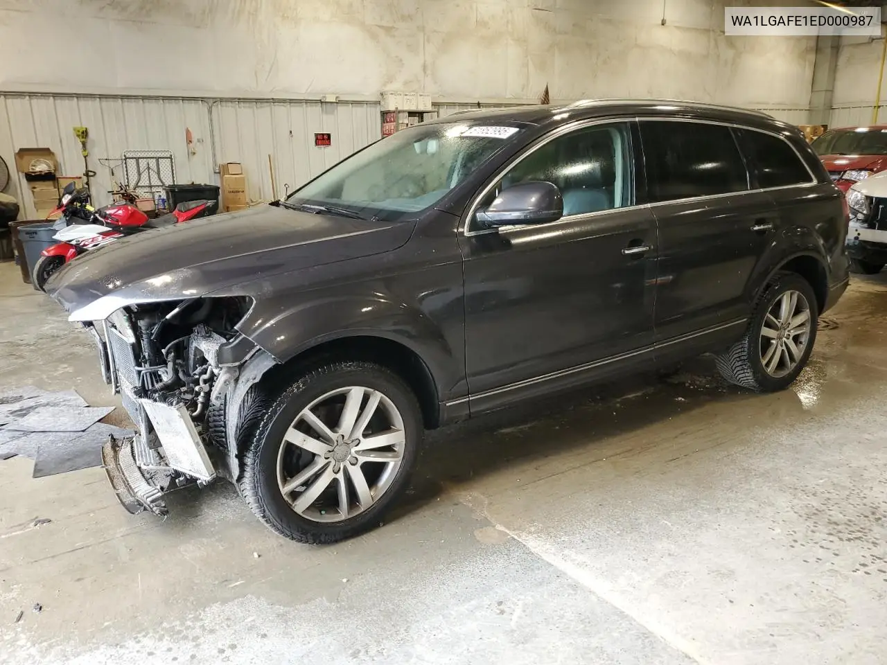 2014 Audi Q7 Premium Plus VIN: WA1LGAFE1ED000987 Lot: 61852995