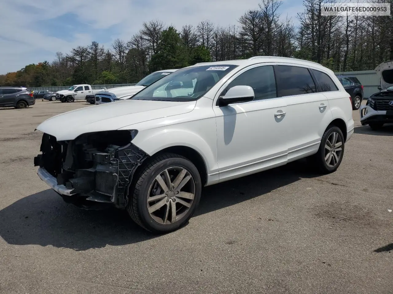 2014 Audi Q7 Premium Plus VIN: WA1LGAFE6ED000953 Lot: 62193535