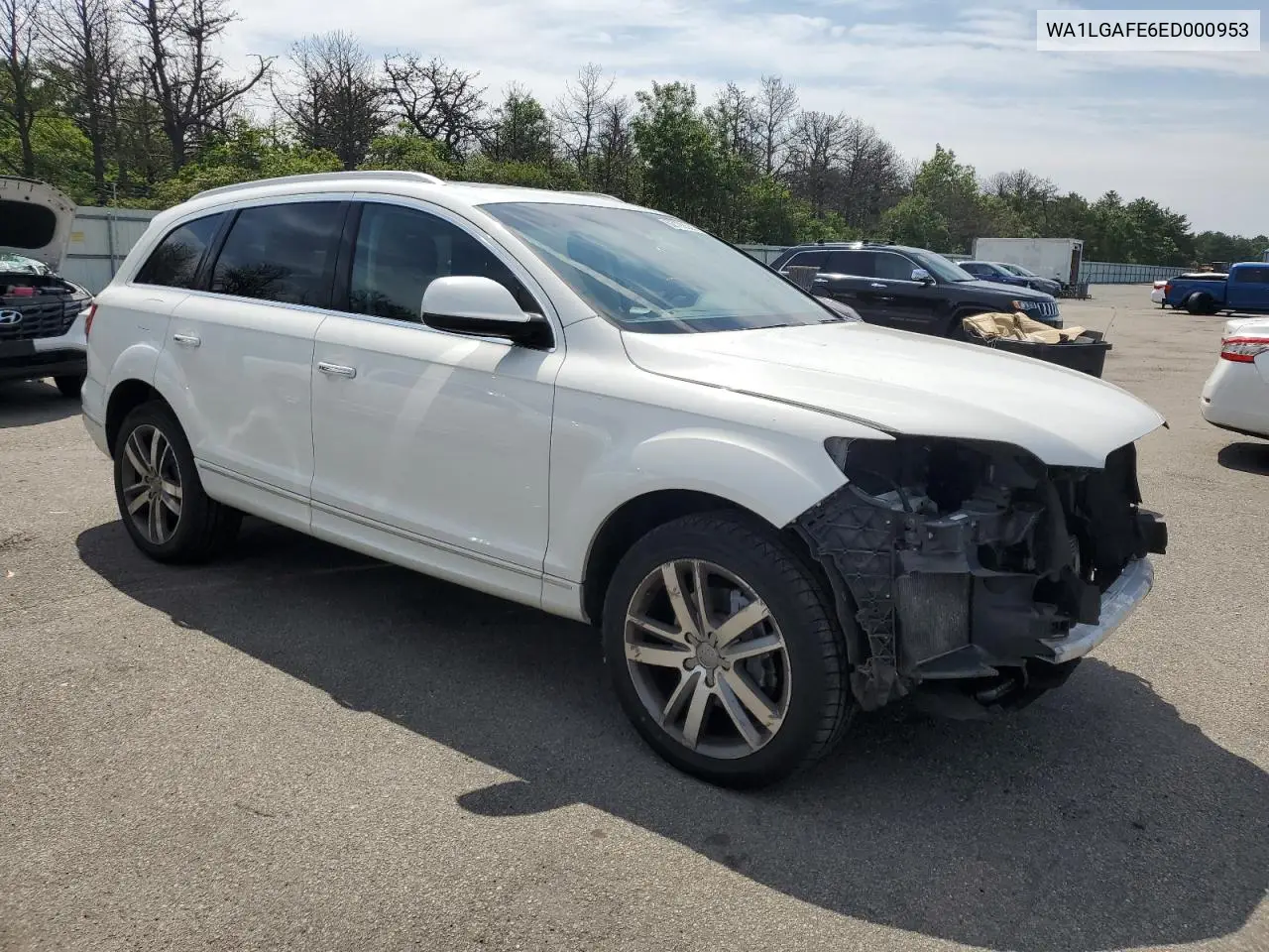 2014 Audi Q7 Premium Plus VIN: WA1LGAFE6ED000953 Lot: 62193535