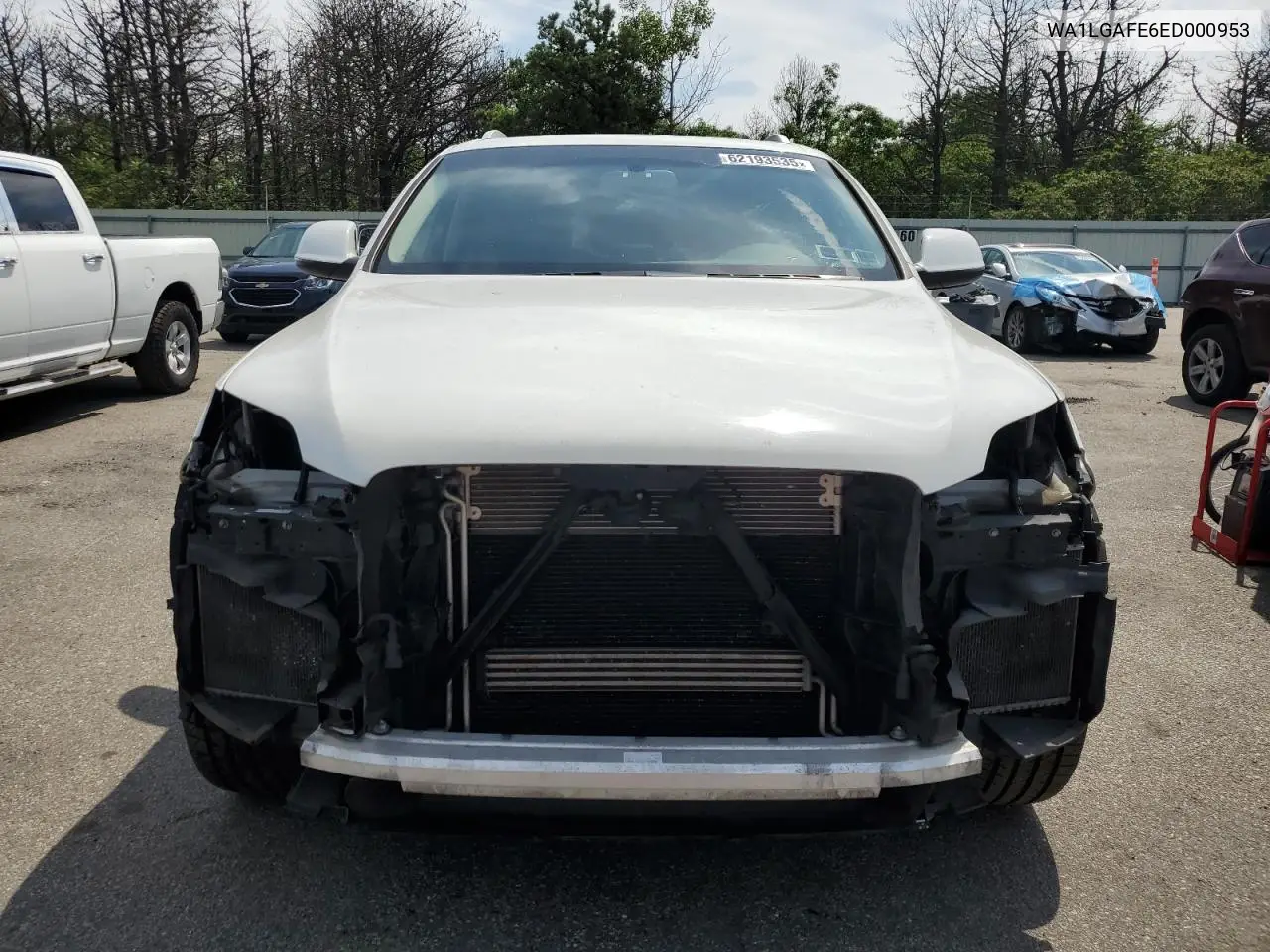 2014 Audi Q7 Premium Plus VIN: WA1LGAFE6ED000953 Lot: 62193535