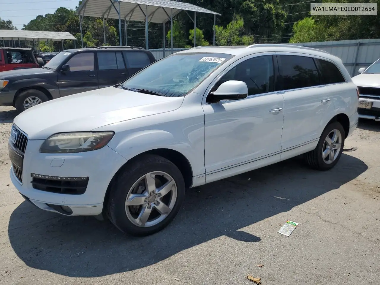 2014 Audi Q7 Premium Plus VIN: WA1LMAFE0ED012654 Lot: 62467675