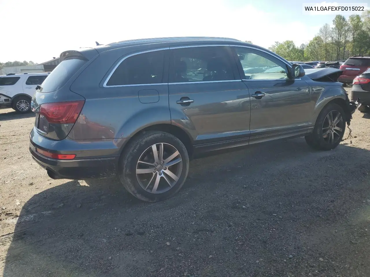 2015 Audi Q7 Premium Plus VIN: WA1LGAFEXFD015022 Lot: 49939055