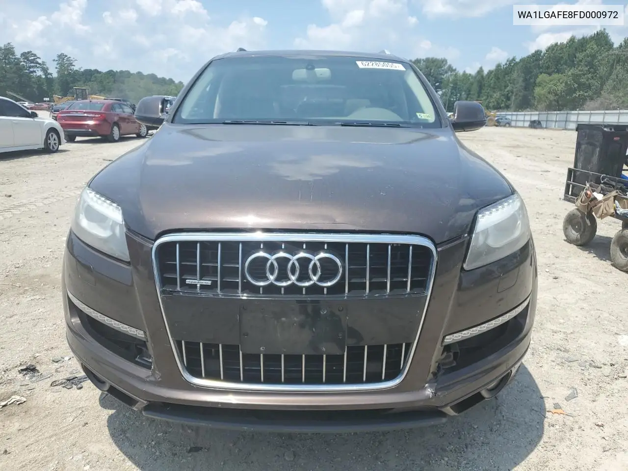 2015 Audi Q7 Premium Plus VIN: WA1LGAFE8FD000972 Lot: 62285055