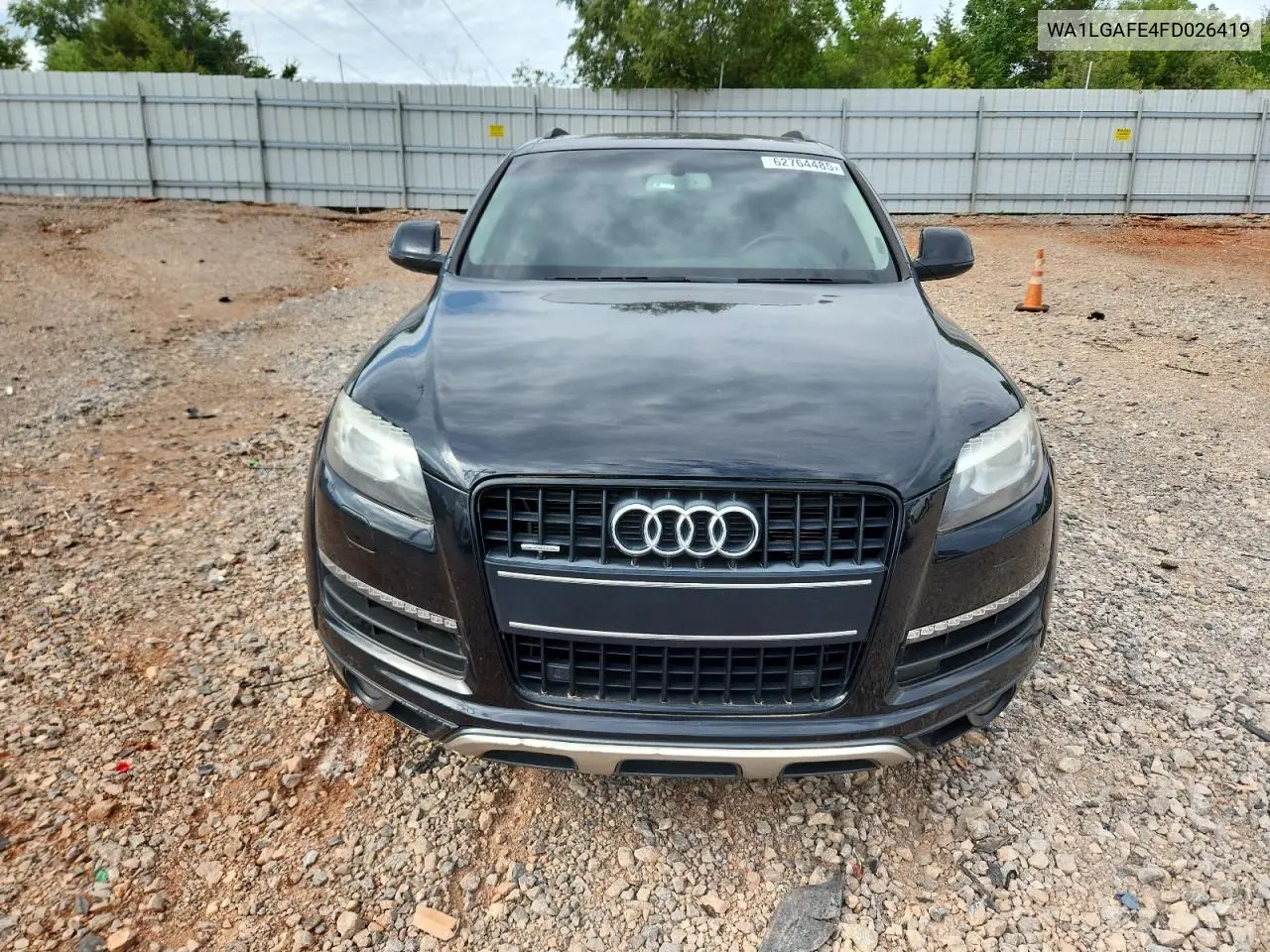 2015 Audi Q7 Premium Plus VIN: WA1LGAFE4FD026419 Lot: 62764485