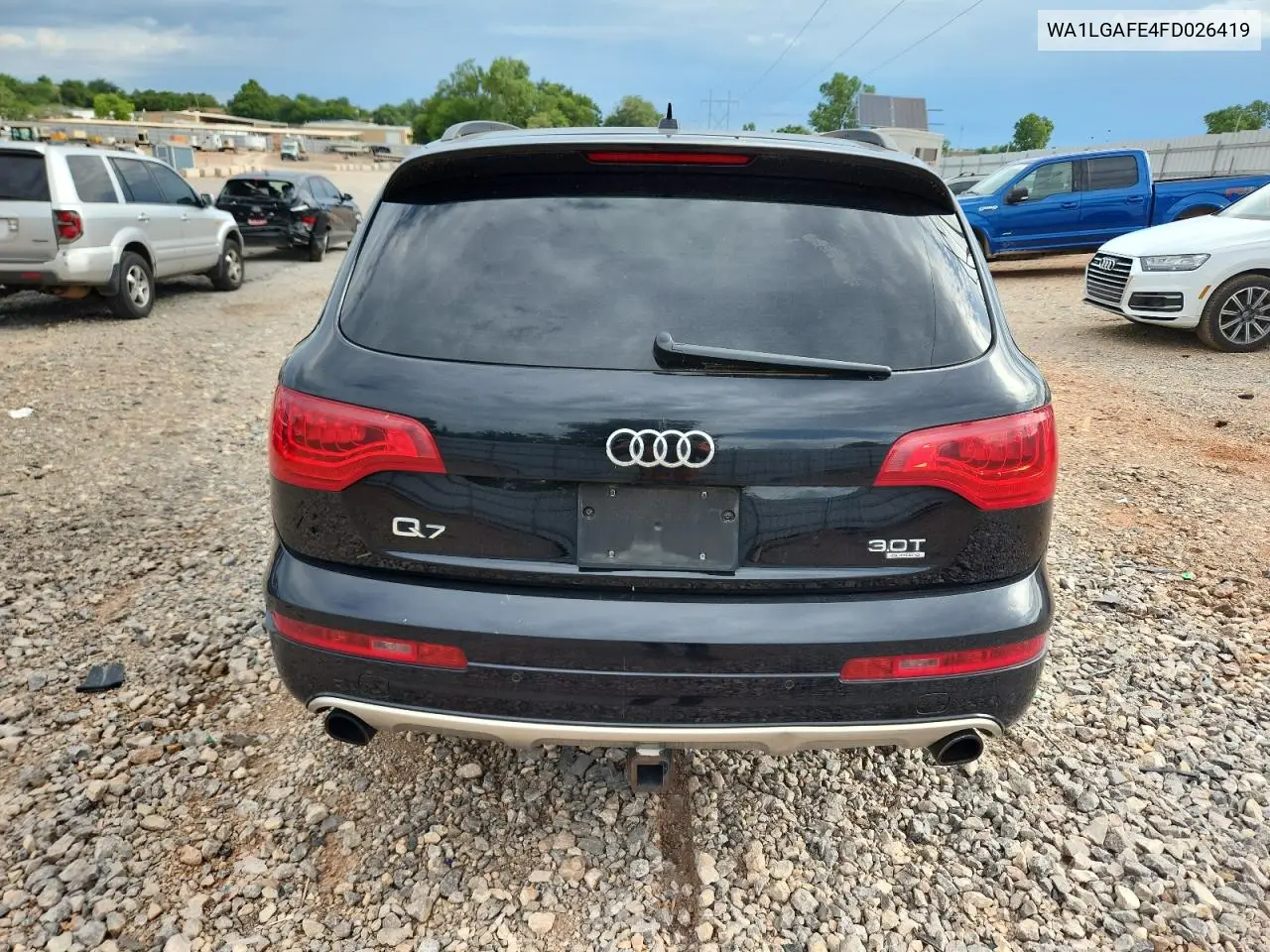 2015 Audi Q7 Premium Plus VIN: WA1LGAFE4FD026419 Lot: 62764485