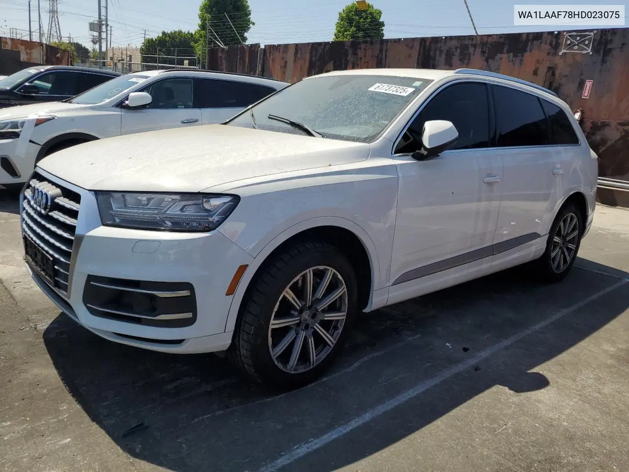 2017 Audi Q7 Premium Plus VIN: WA1LAAF78HD023075 Lot: 61737325
