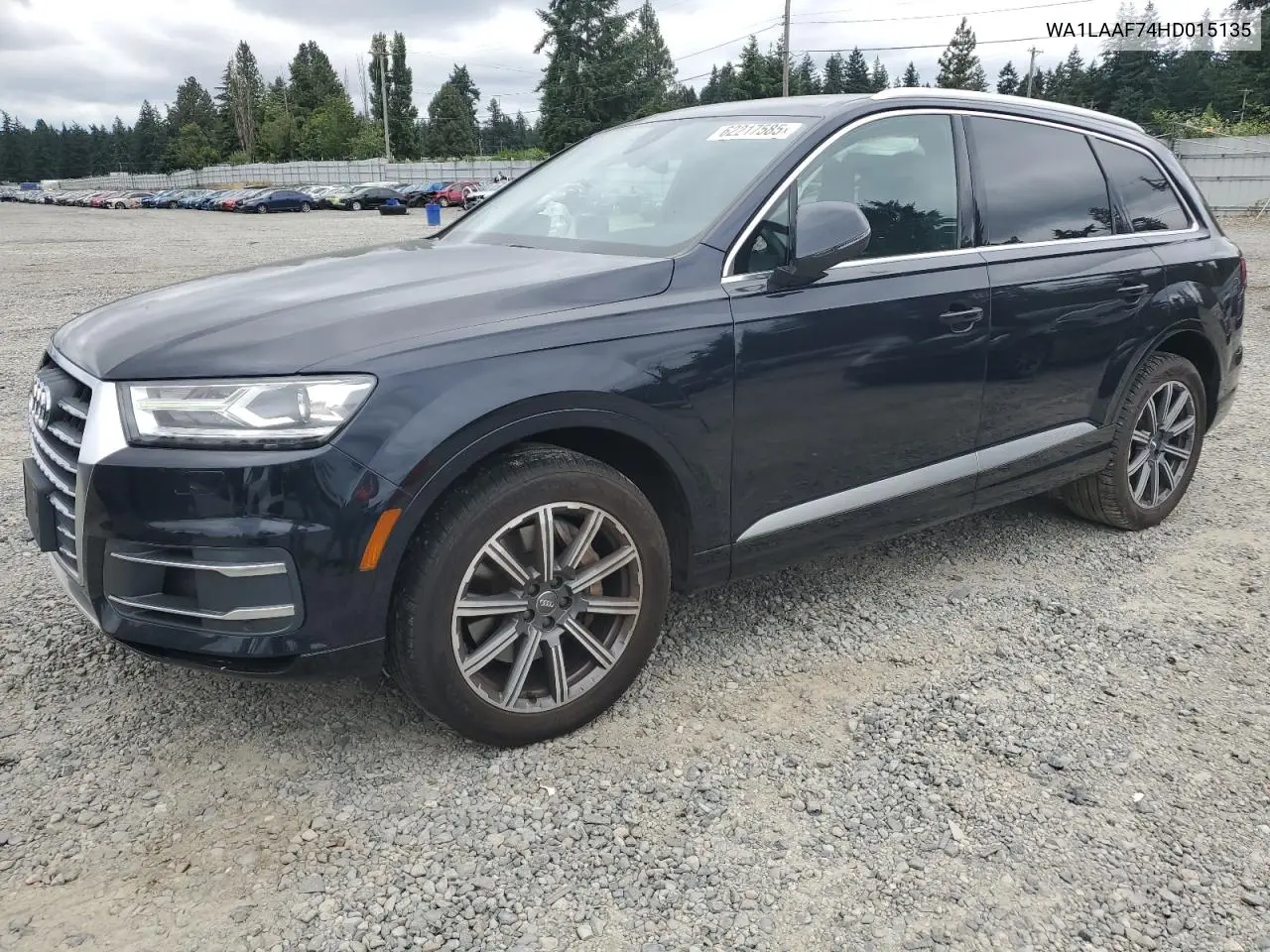 2017 Audi Q7 Premium Plus VIN: WA1LAAF74HD015135 Lot: 62217585