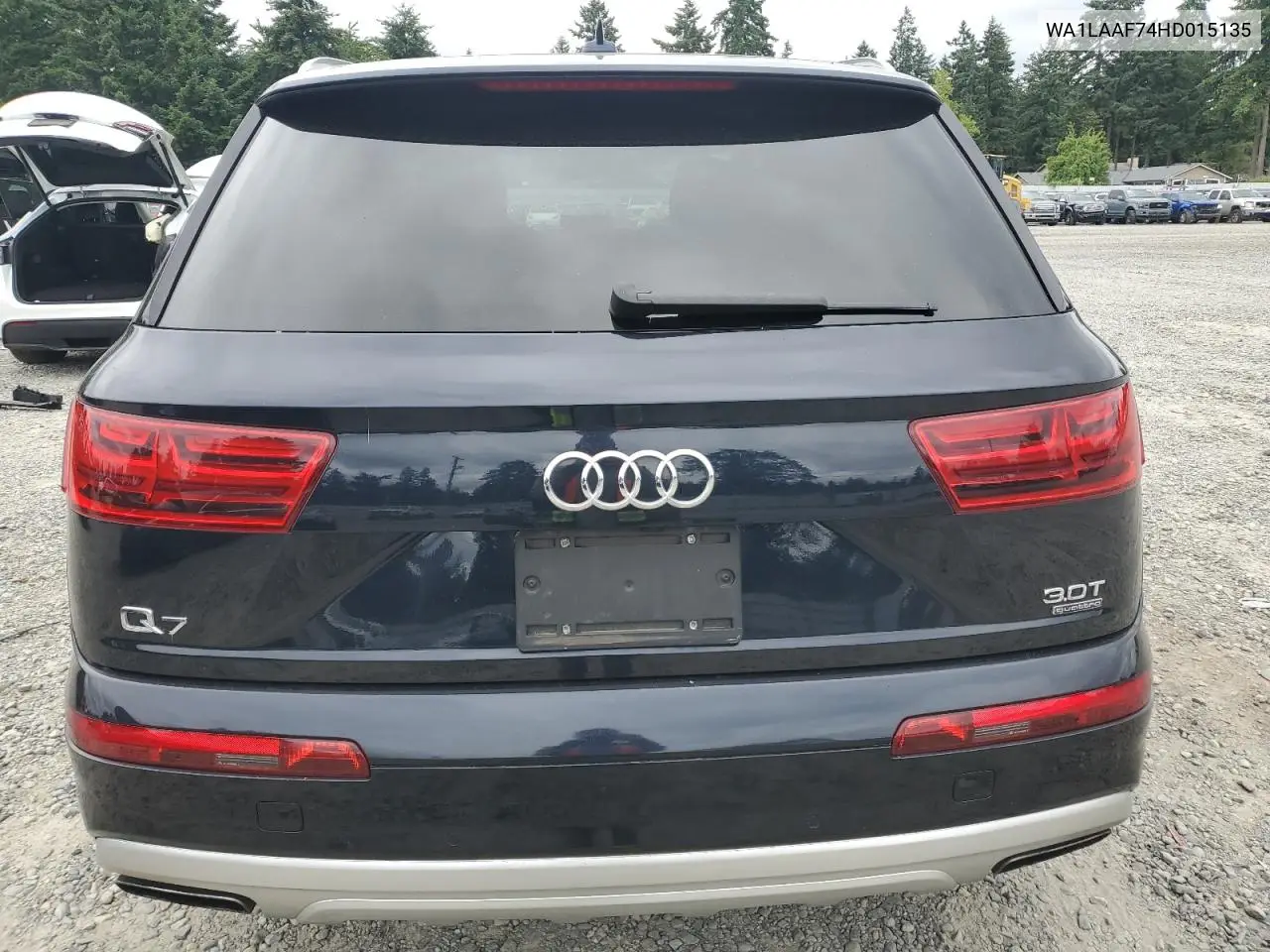 2017 Audi Q7 Premium Plus VIN: WA1LAAF74HD015135 Lot: 62217585