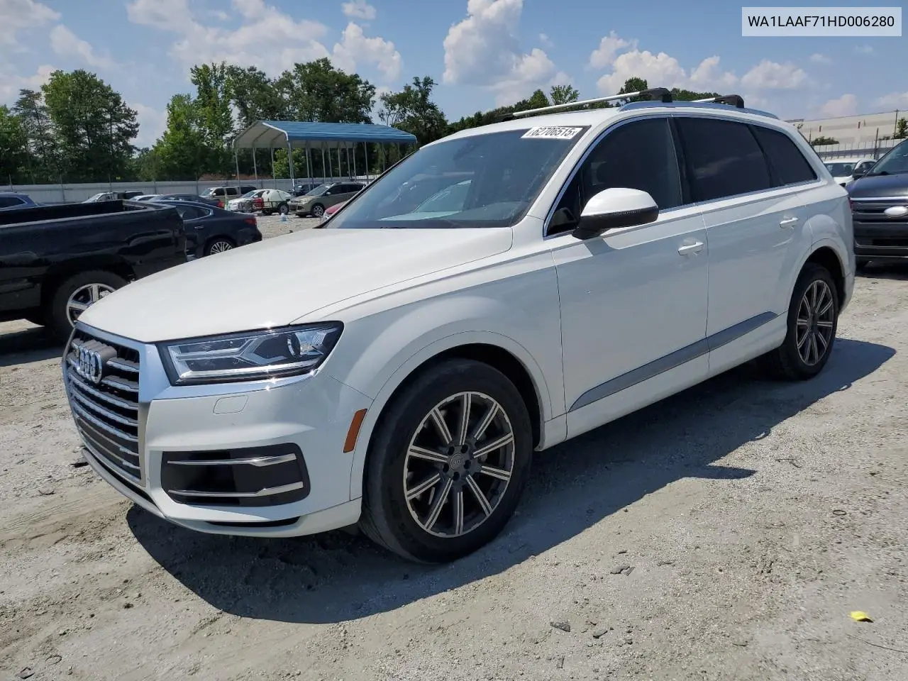 2017 Audi Q7 Premium Plus VIN: WA1LAAF71HD006280 Lot: 62706515