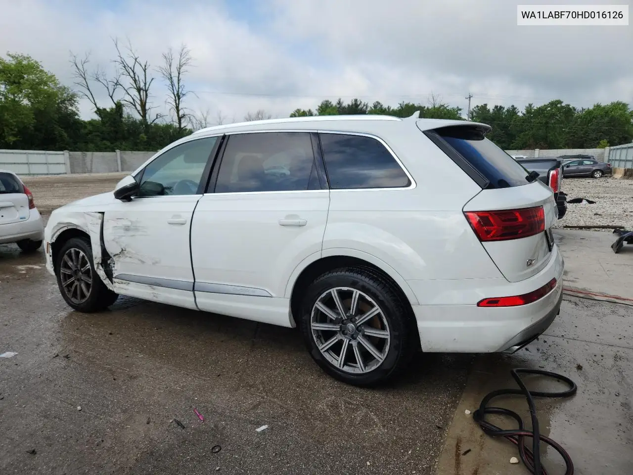 2017 Audi Q7 Premium Plus VIN: WA1LABF70HD016126 Lot: 62913985