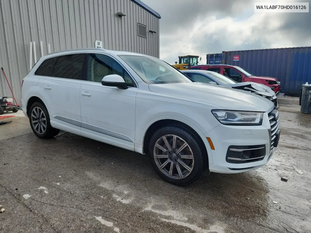 2017 Audi Q7 Premium Plus VIN: WA1LABF70HD016126 Lot: 62913985