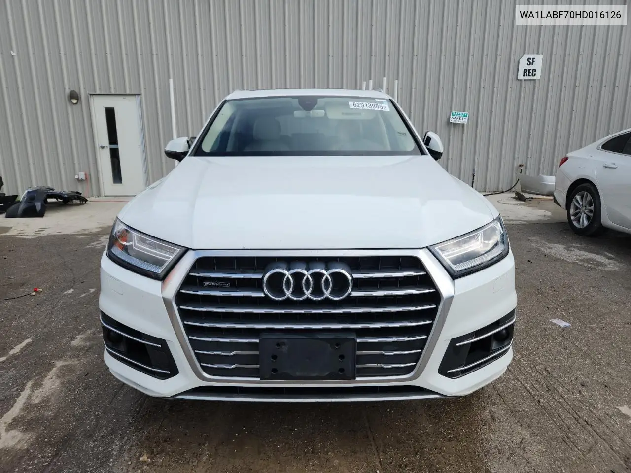 2017 Audi Q7 Premium Plus VIN: WA1LABF70HD016126 Lot: 62913985