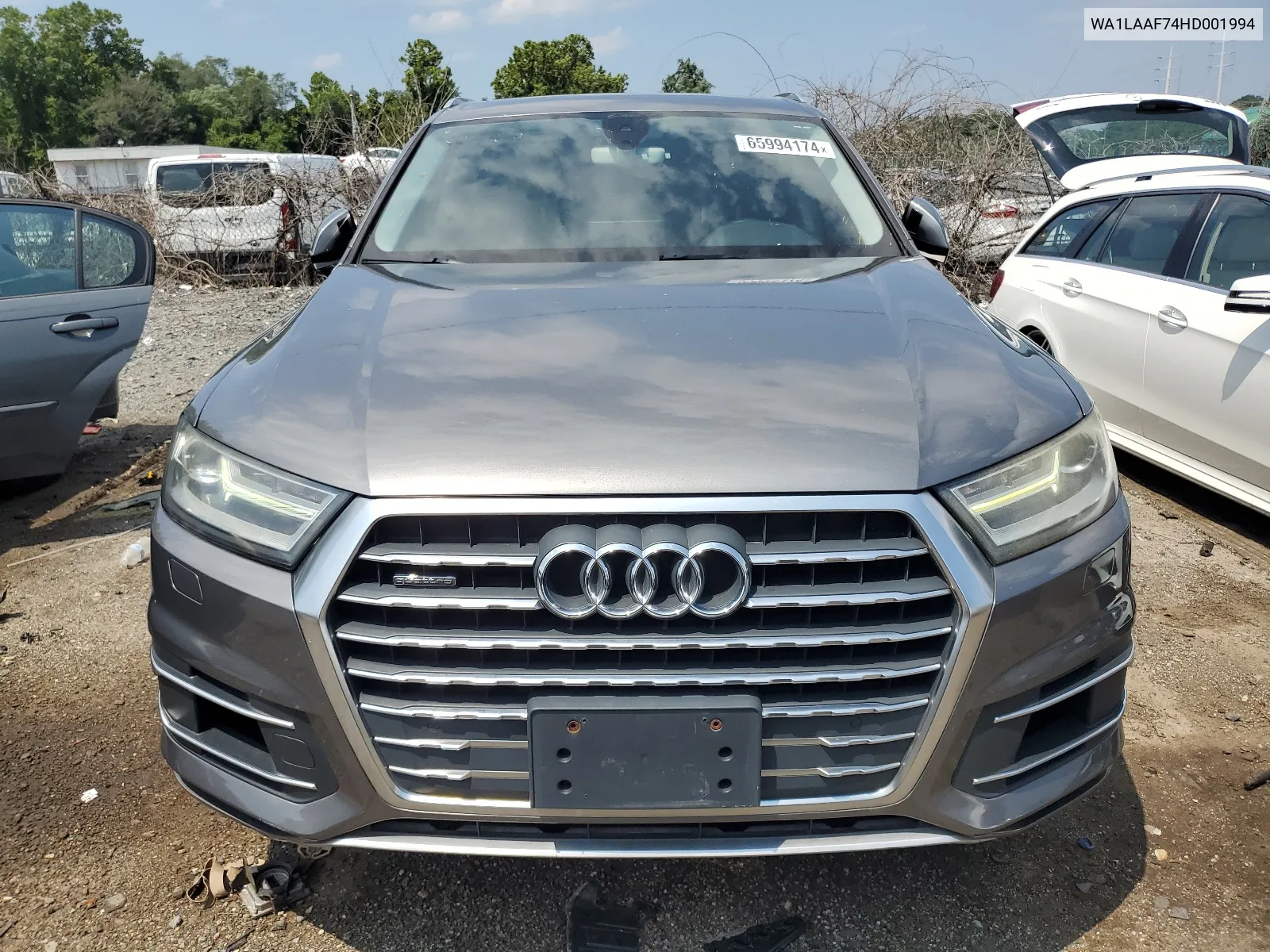 2017 Audi Q7 Premium Plus VIN: WA1LAAF74HD001994 Lot: 65994174