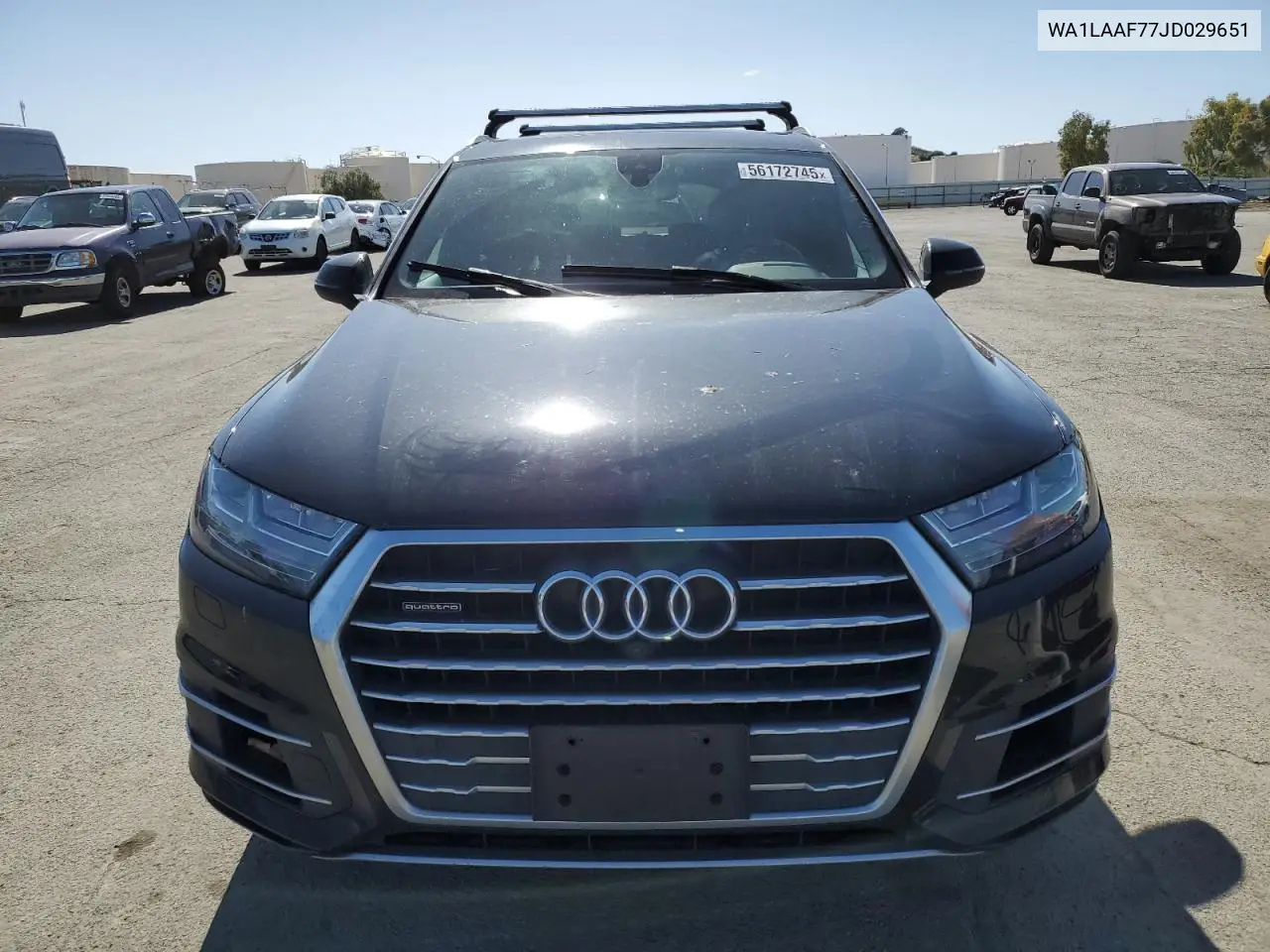2018 Audi Q7 Premium Plus VIN: WA1LAAF77JD029651 Lot: 56172745