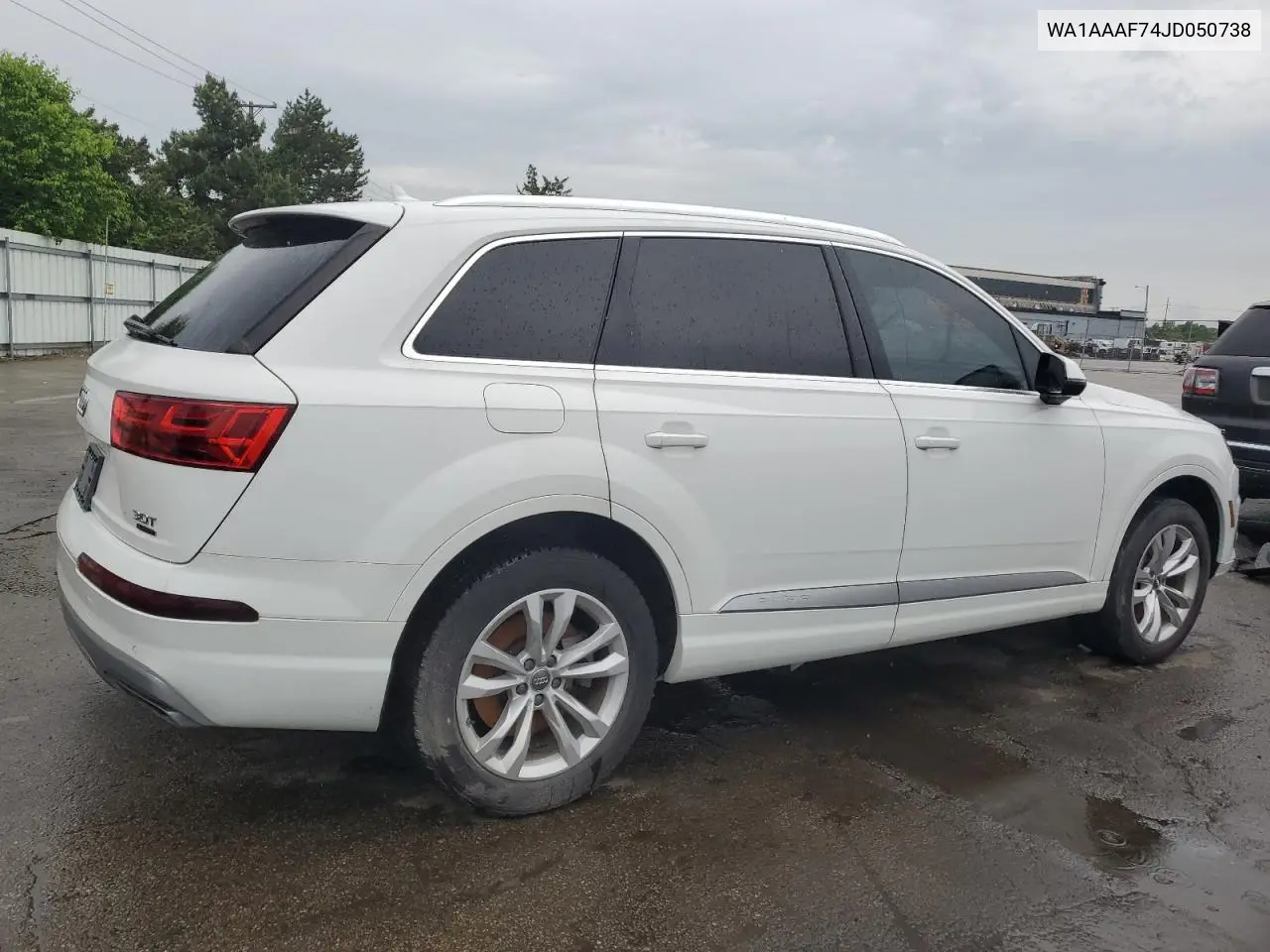 2018 Audi Q7 Premium VIN: WA1AAAF74JD050738 Lot: 56587355