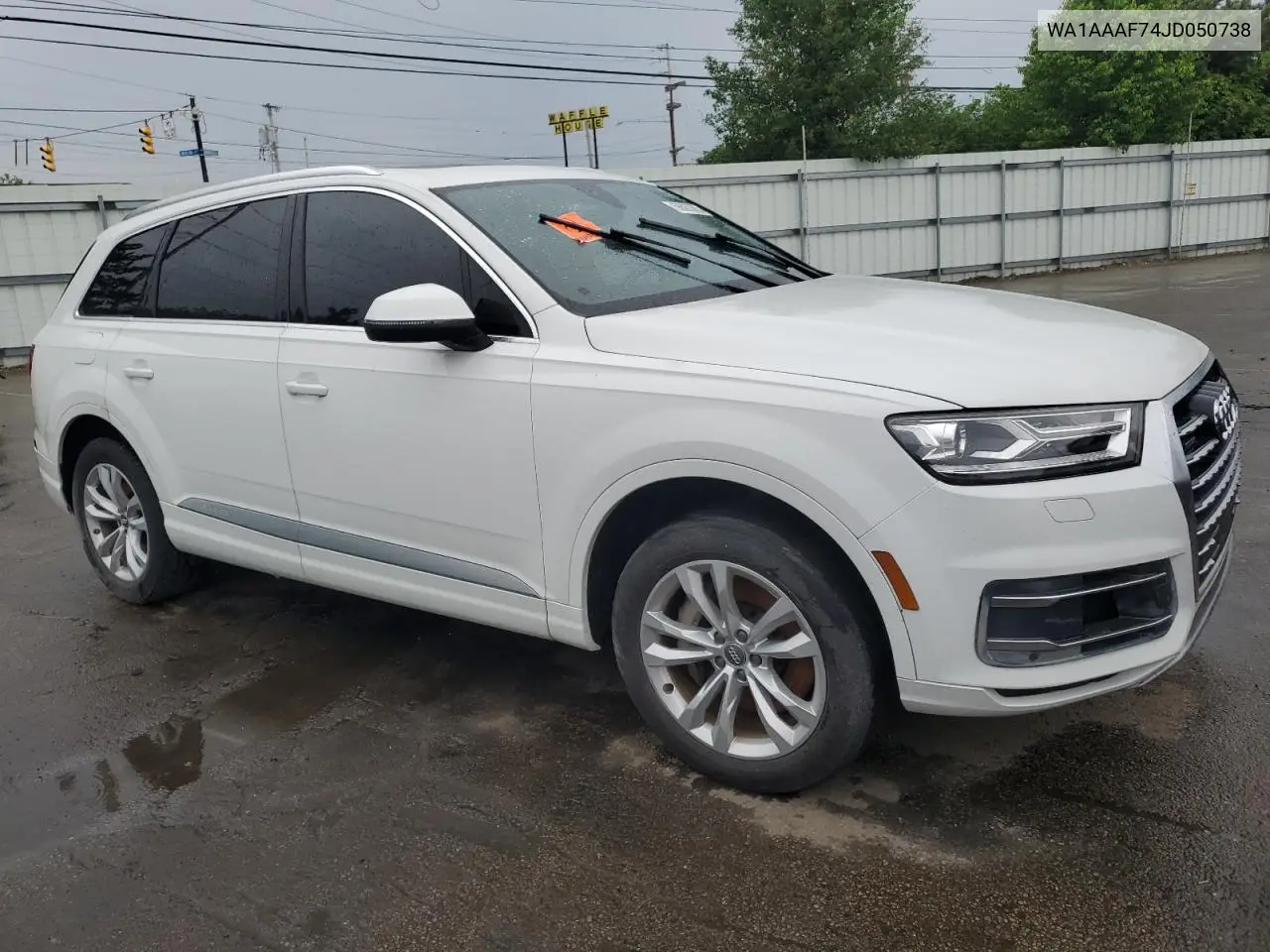 2018 Audi Q7 Premium VIN: WA1AAAF74JD050738 Lot: 56587355