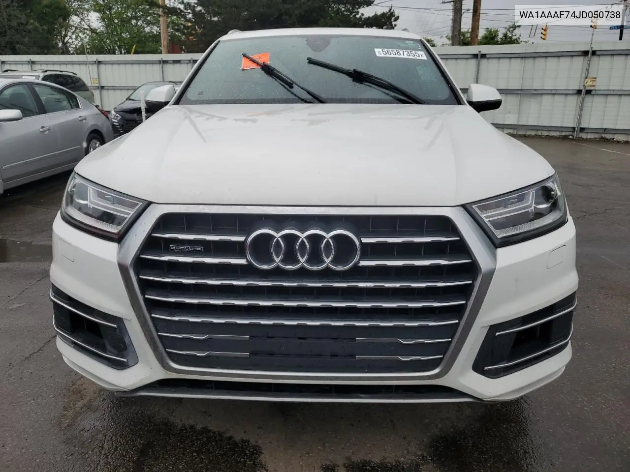 2018 Audi Q7 Premium VIN: WA1AAAF74JD050738 Lot: 56587355