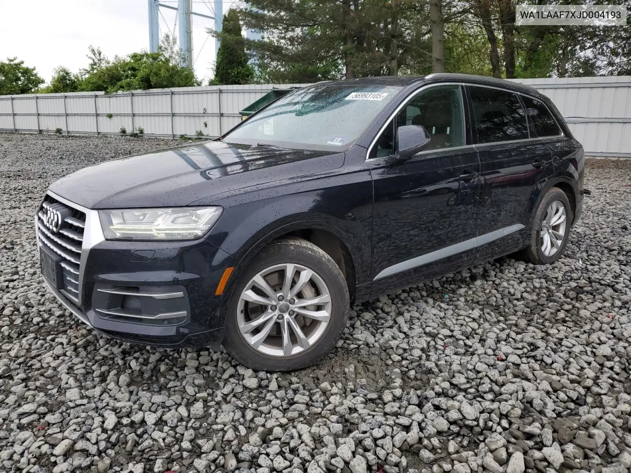2018 Audi Q7 Premium Plus VIN: WA1LAAF7XJD004193 Lot: 56993105