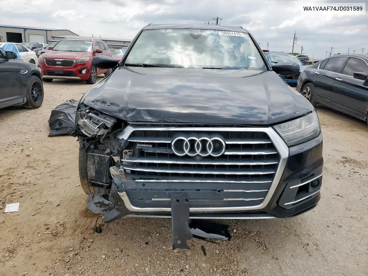 2018 Audi Q7 Prestige VIN: WA1VAAF74JD031589 Lot: 58857415