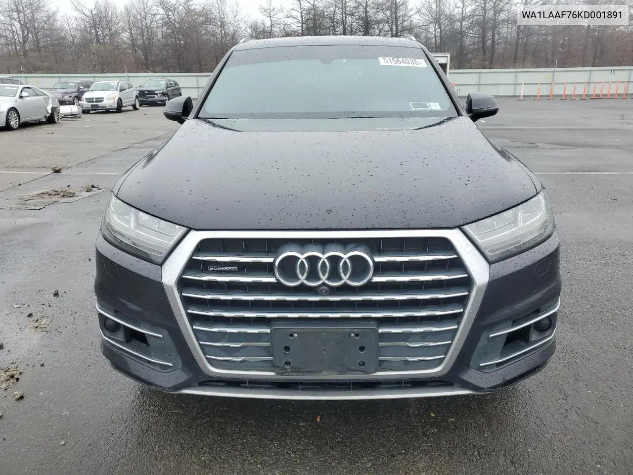 2019 Audi Q7 Premium Plus VIN: WA1LAAF76KD001891 Lot: 51564035