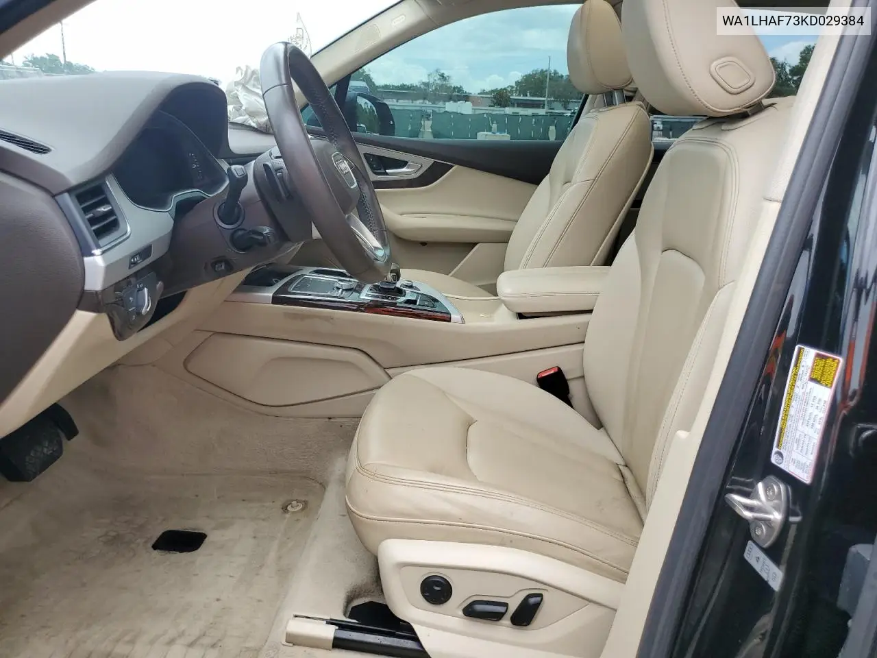 2019 Audi Q7 Premium Plus VIN: WA1LHAF73KD029384 Lot: 56957475