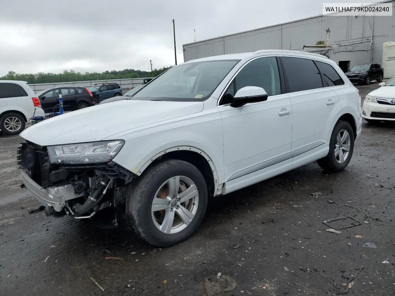 2019 Audi Q7 Premium Plus VIN: WA1LHAF79KD024240 Lot: 57063645