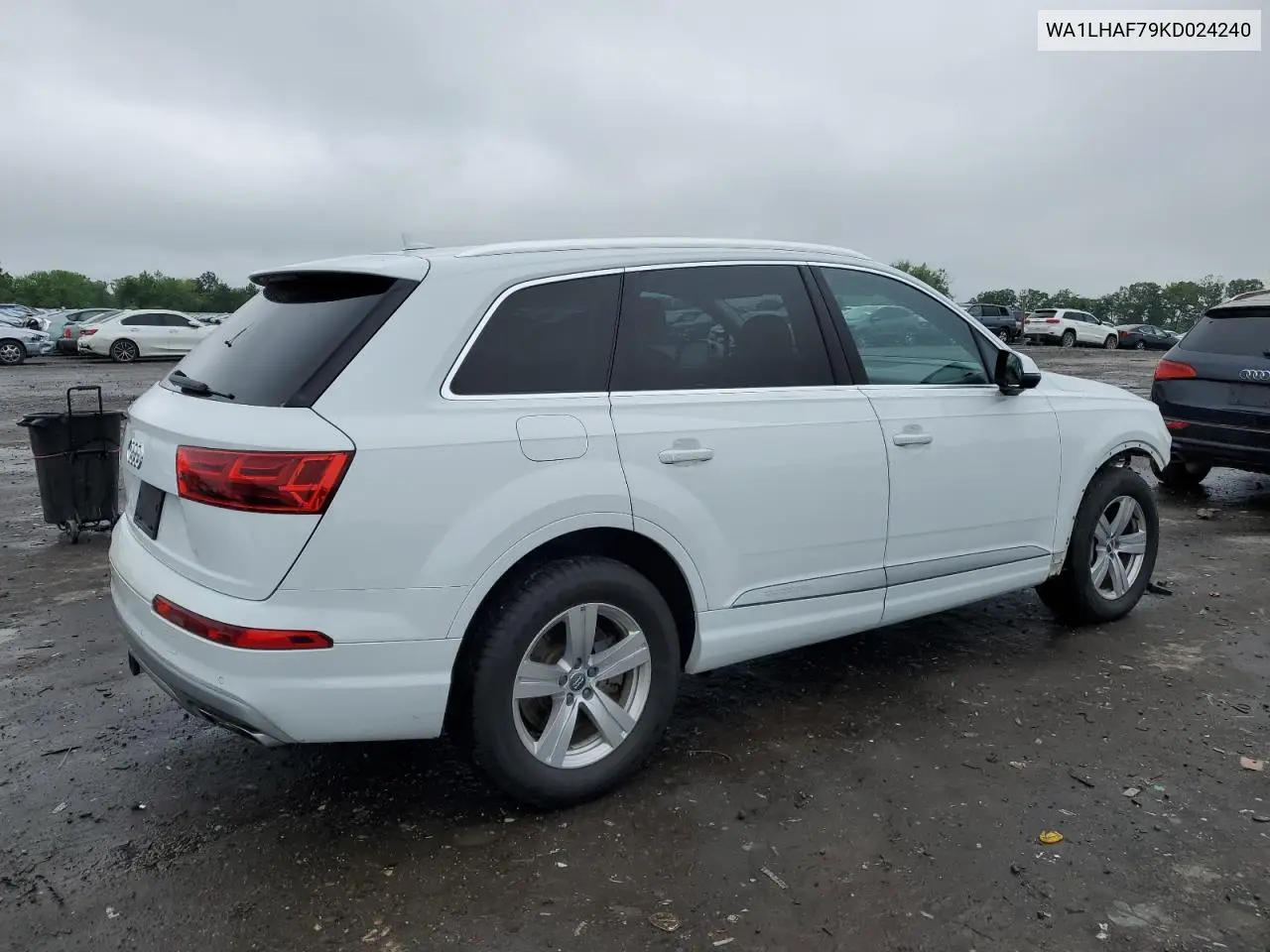2019 Audi Q7 Premium Plus VIN: WA1LHAF79KD024240 Lot: 57063645