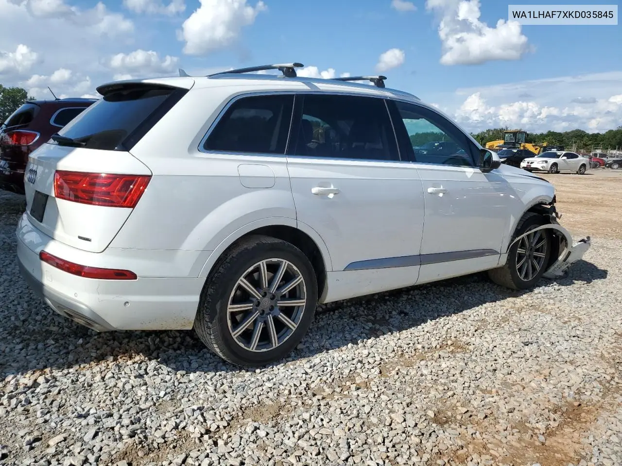 2019 Audi Q7 Premium Plus VIN: WA1LHAF7XKD035845 Lot: 58787685