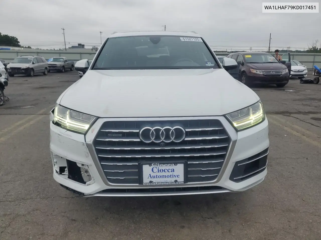 2019 Audi Q7 Premium Plus VIN: WA1LHAF79KD017451 Lot: 61527125