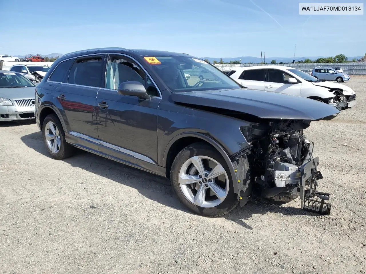 2021 Audi Q7 Premium Plus VIN: WA1LJAF70MD013134 Lot: 56792195