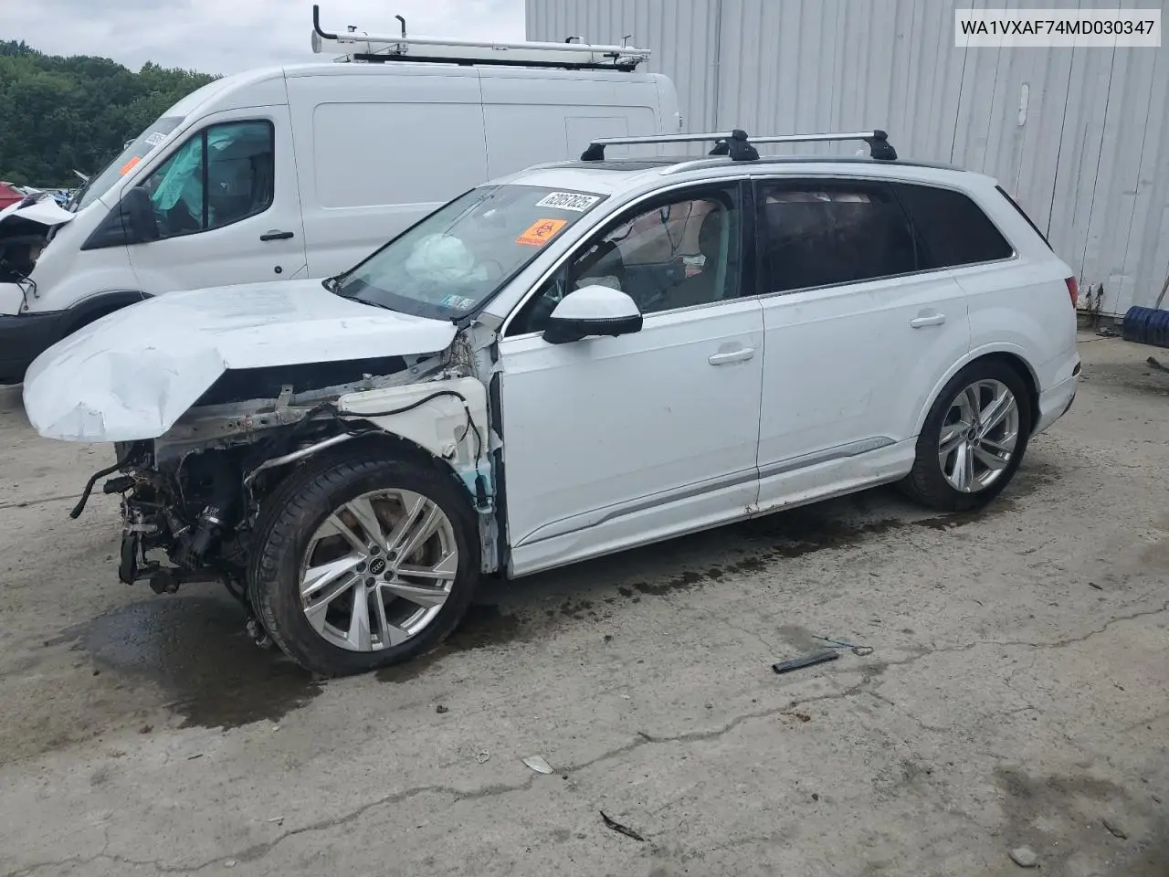 2021 Audi Q7 Prestige VIN: WA1VXAF74MD030347 Lot: 62057825