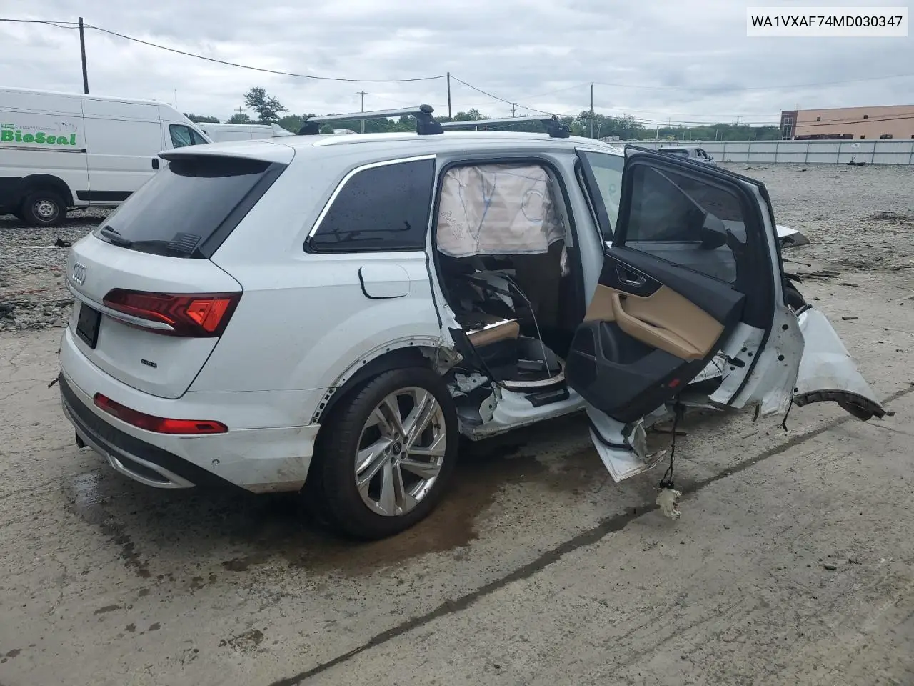 2021 Audi Q7 Prestige VIN: WA1VXAF74MD030347 Lot: 62057825