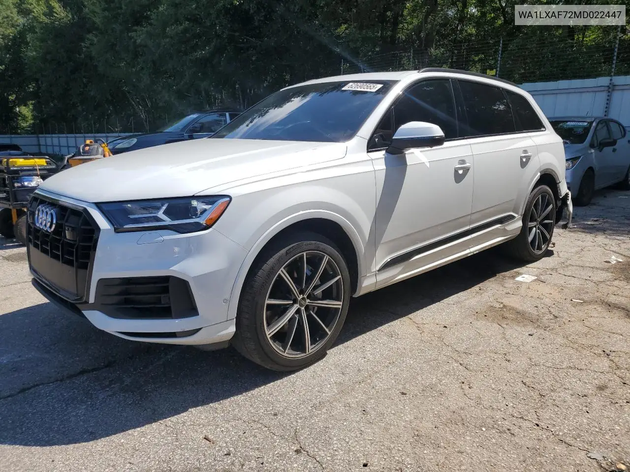 2021 Audi Q7 Premium Plus VIN: WA1LXAF72MD022447 Lot: 62690565