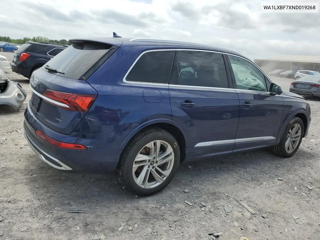 2022 Audi Q7 Premium Plus VIN: WA1LXBF7XND019268 Lot: 57034535
