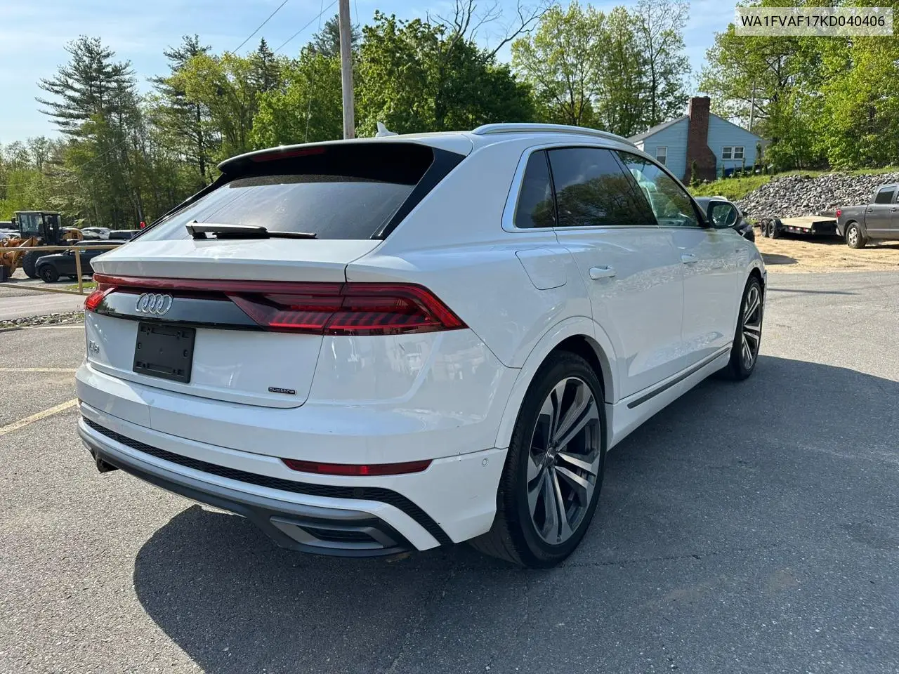 2019 Audi Q8 Prestige S-Line VIN: WA1FVAF17KD040406 Lot: 57042155