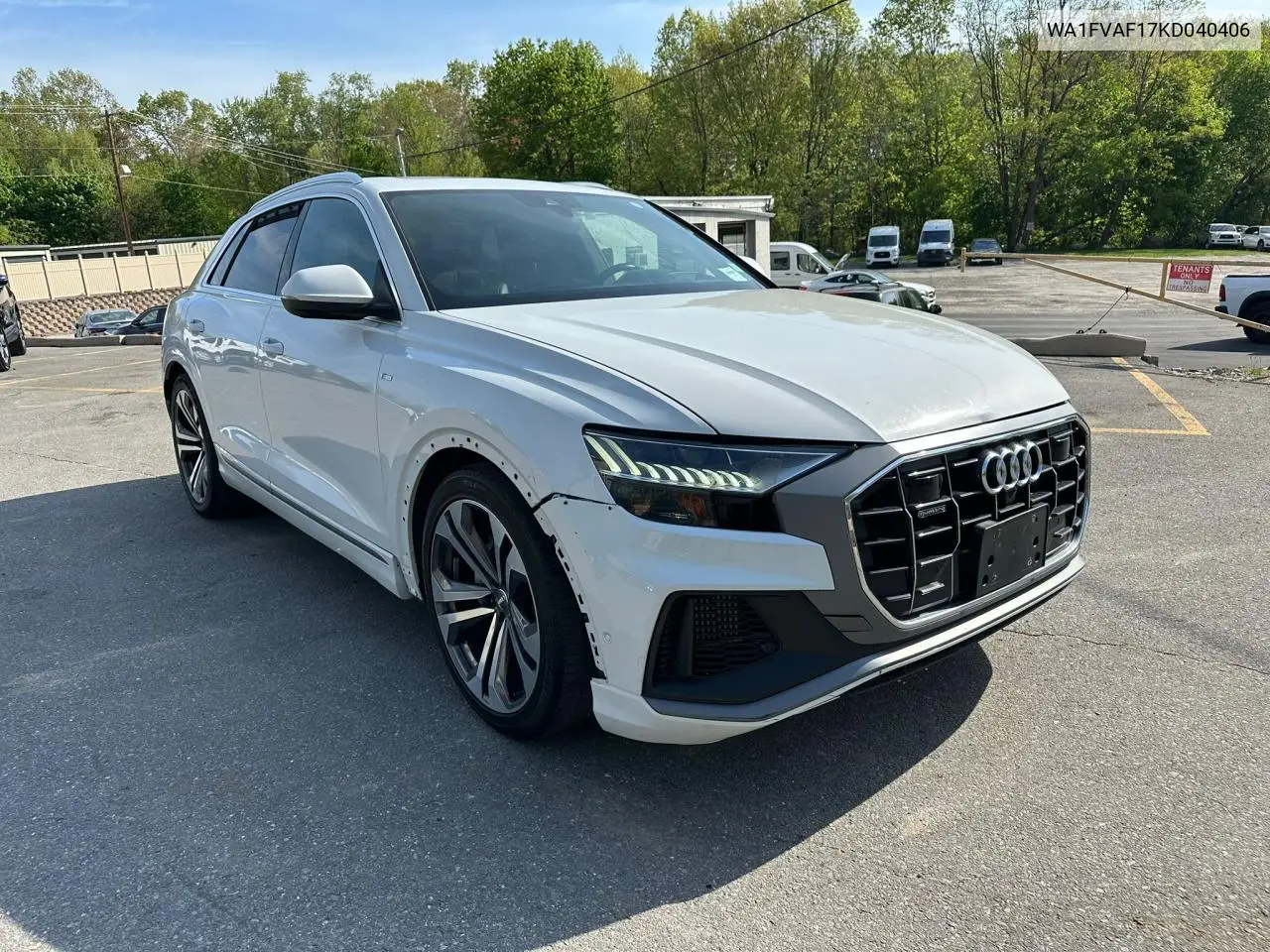 2019 Audi Q8 Prestige S-Line VIN: WA1FVAF17KD040406 Lot: 57042155