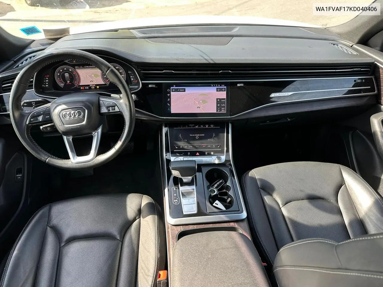 2019 Audi Q8 Prestige S-Line VIN: WA1FVAF17KD040406 Lot: 57042155