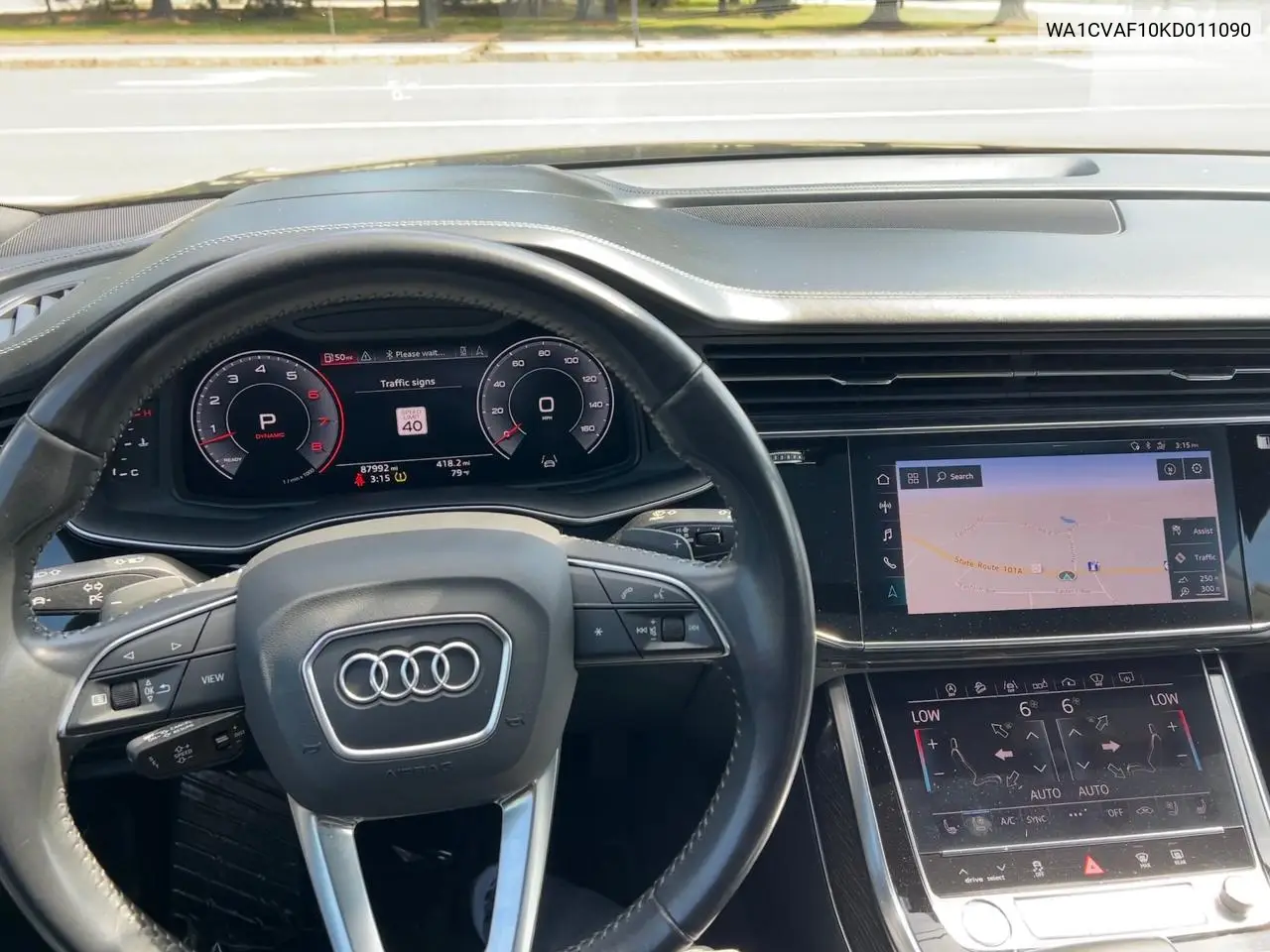 2019 Audi Q8 Prestige VIN: WA1CVAF10KD011090 Lot: 57176765