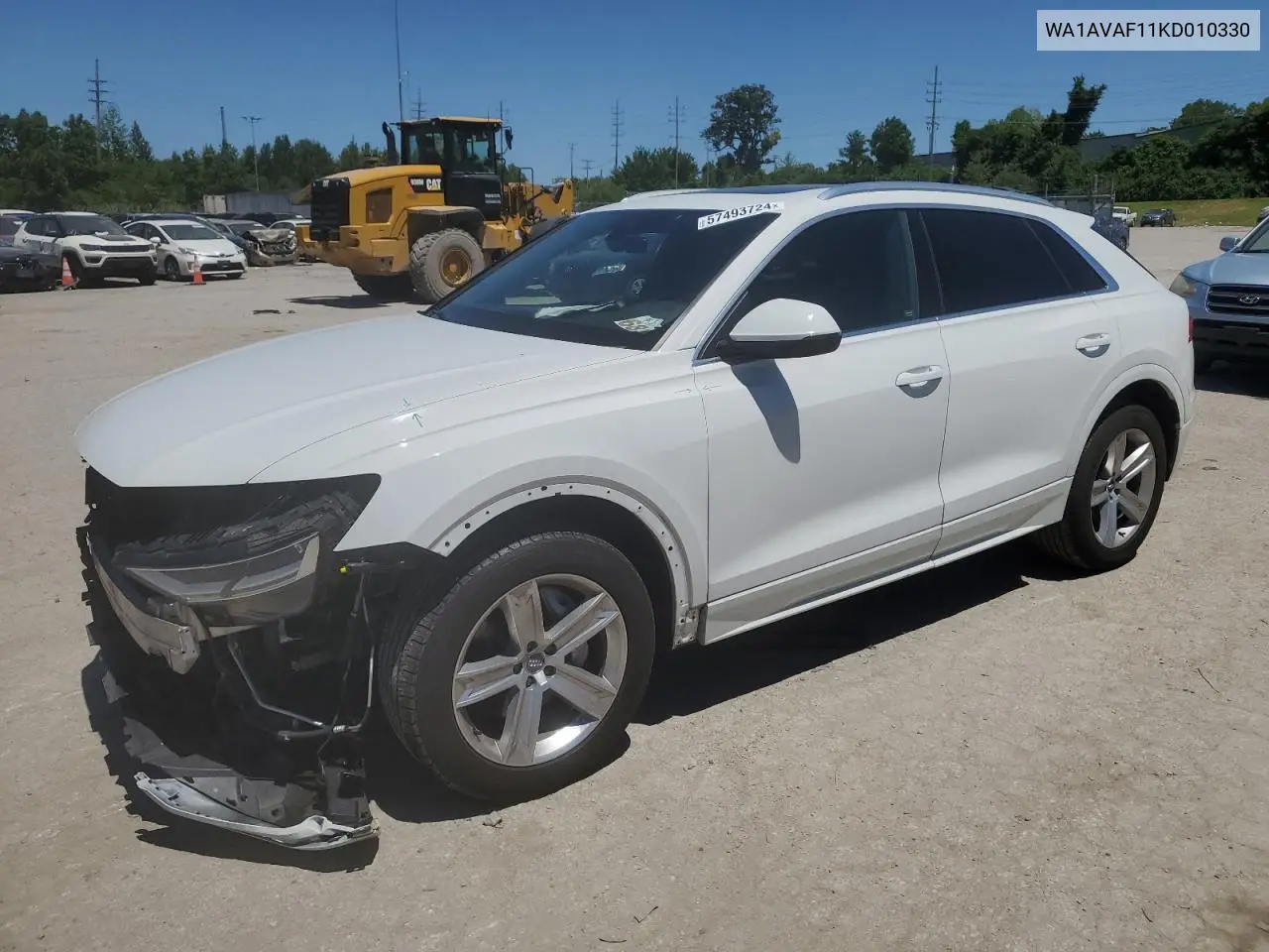 2019 Audi Q8 Premium VIN: WA1AVAF11KD010330 Lot: 57493724